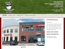Tablet Screenshot of dickssportsbarbers.com